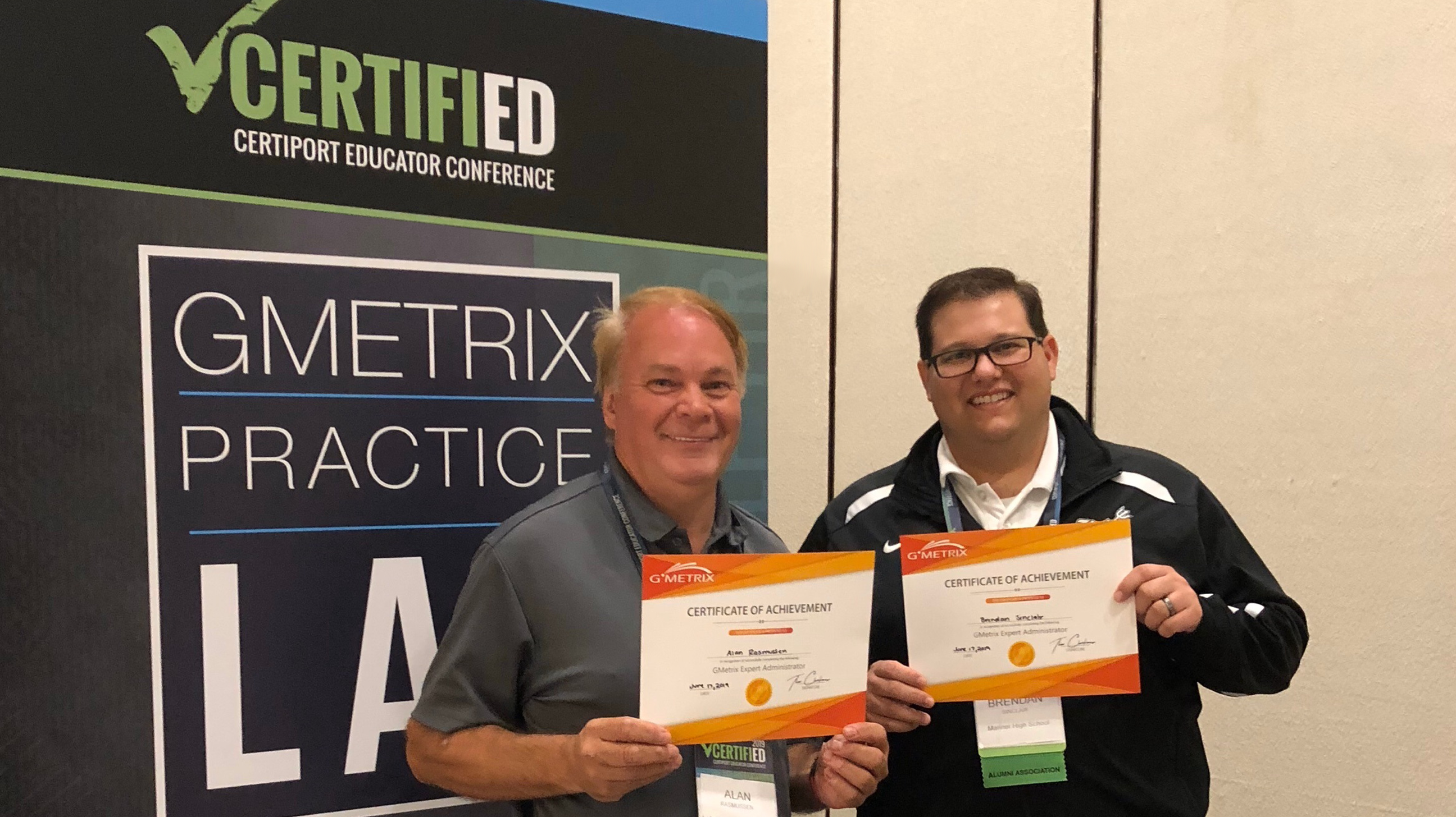 GMetrix certificates